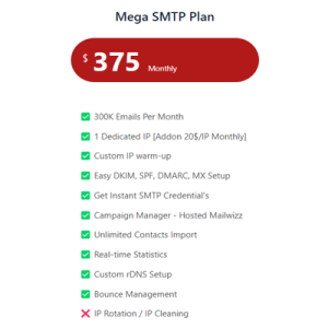 Mega SMTP Plan