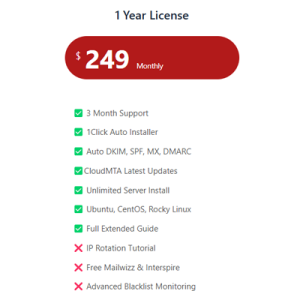1 Year License