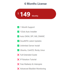 6 Months License